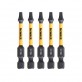 DeWALT antgaliai T15 57 mm EXTREME IMPACT (5 vnt)